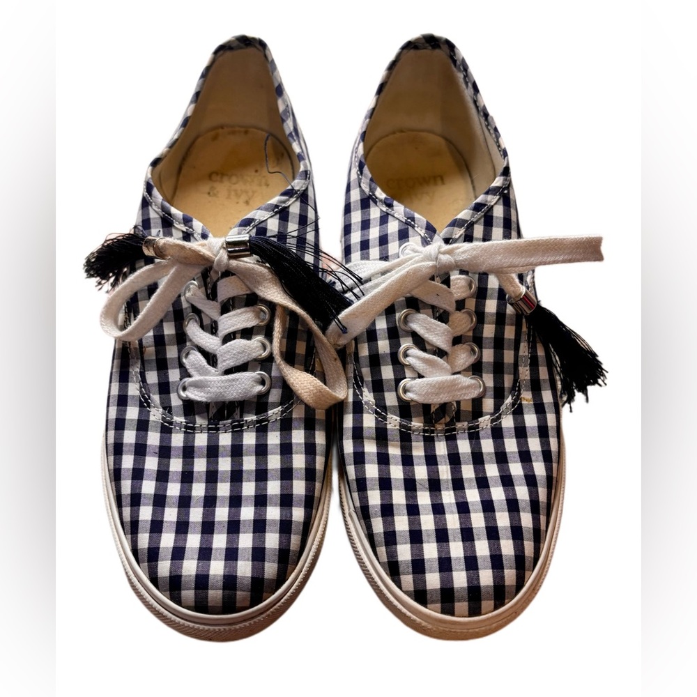 Crown and ivy Buffalo Plaid Sneakers